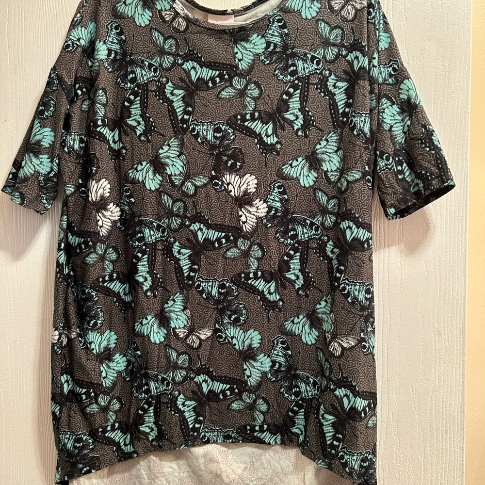 LuLaRoe Butterflies Irma XS